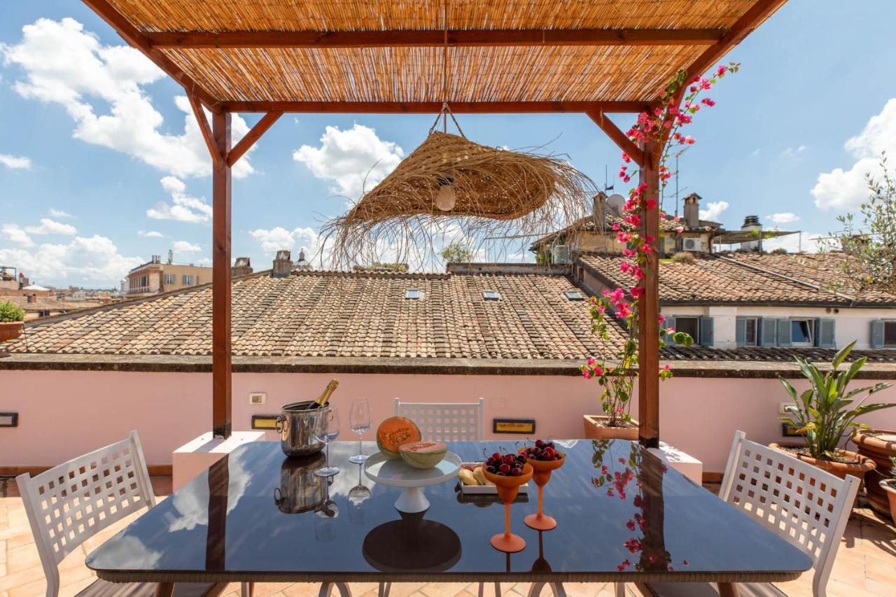 Iflat Penthouse In Campo De' Fiori Apartman Róma Kültér fotó